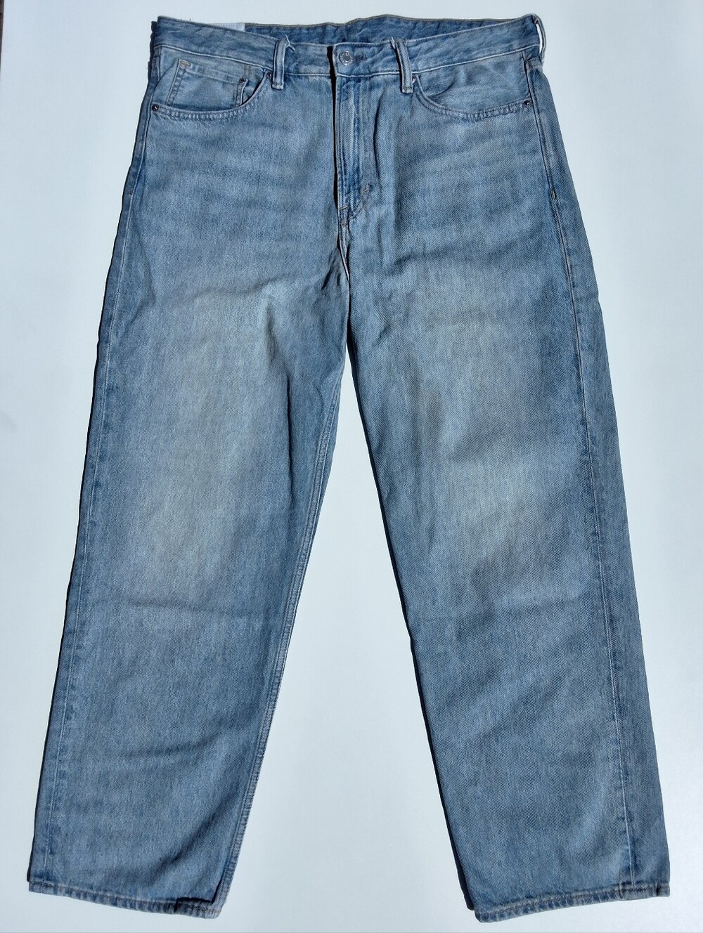 (34x32) H&M Loose Fit Light Denim Blue Men's Jeans
